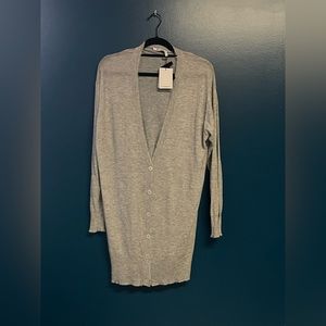 Alexander Wang Heather Grey Cardigan